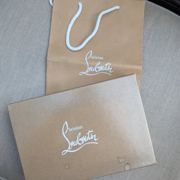 Christian Louboutin Rainbow Rock Stud Spiked Leather Wallet EUC - Picture 17 of 17